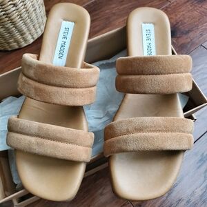 Steve Madden Suede Wizen Sandals Shoes